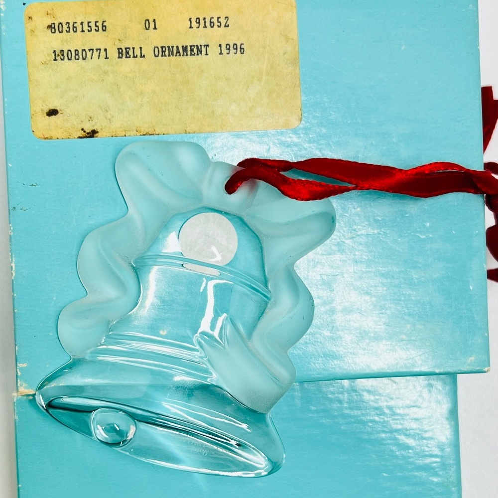 Tiffany Crystal Bell Ornament